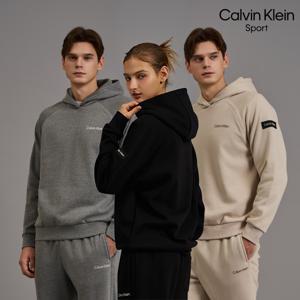 B [캘빈클라인 스포츠] 기모 이지웨어 후드티 유니 3컬러 택1