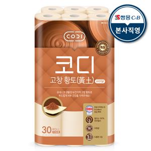 코디 고창 황토 오리지널 25미터 30롤 1팩