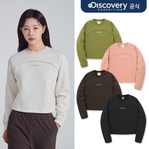 여성 세미크롭 기모 맨투맨 5종 택1