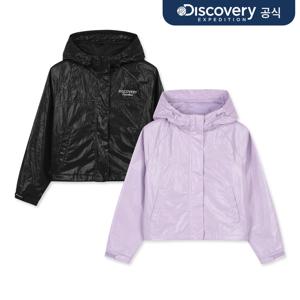 [디스커버리] 여아 윈터 글로시 우븐 후드 자켓 2종 택1