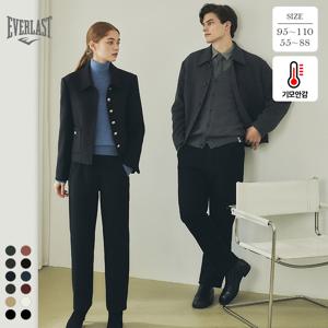 겨울 남녀 링클프리 6컬러 12골 기모 코듀로이팬츠 골지바지 루즈핏 허리밴딩 Bon-25956