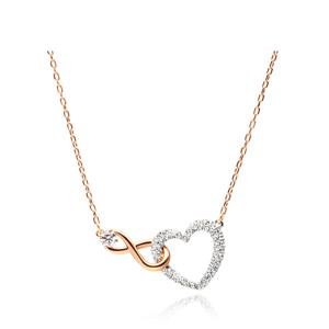 5518865 Hyperbola 하트 인피니티 목걸이