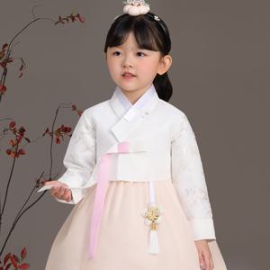 QT878-하이디살구 여아 아동한복
