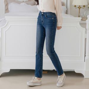 지기핏 데일리 빈티지블루 일자 여성청바지 히든밴딩 S~3XL