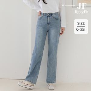 지기핏 트랜디 라이트블루 와이드진 울트라스판 S-3XL