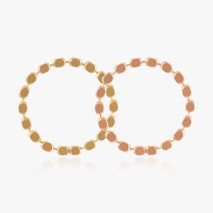 엘렌쥬얼리 14K 스위트 판볼 체인 금 반지