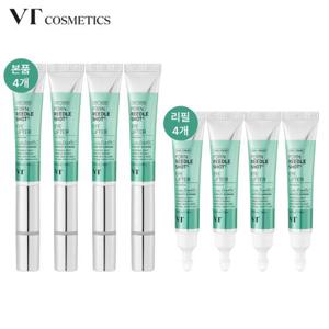 품절대란] VT PDRN리들샷 진동 아이리프터 본품4개+리필4개