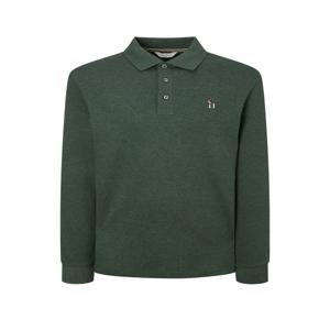 남성 [[24FW]] WHTS4D302E2 [스테디셀러]그린 멜란지 면 긴팔카라티셔츠