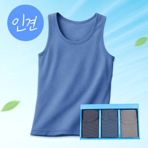 남성 인견 쿨런닝 여름 메리야스 3매세트