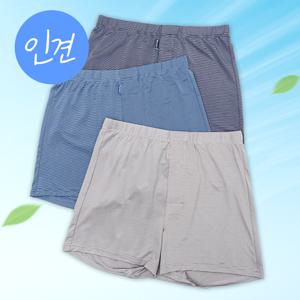 남성 인견 쿨트렁크 여름팬티 3매세트