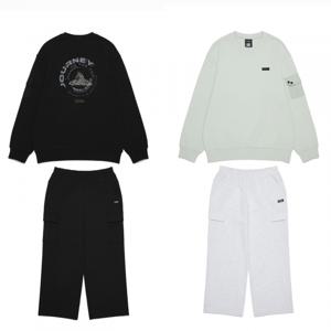 [내셔널지오그래픽키즈] K253USW230UPT050 소매포켓 맨투맨 트레이닝 세트