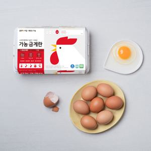 [당일산란/당일발송] 가농 1+등급 무항생제 왕란 15구(HACCP 인증 계란 달걀)