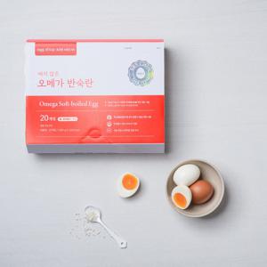 가농 짜지 않은 오메가 반숙란 40구(1+등급란 사용 계란 달걀)