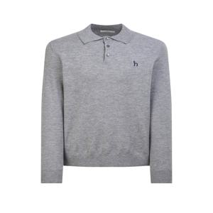 남성 [[24FW]] WHSW4D551G2 [스테디셀러] 그레이 짜임 울 카라니트