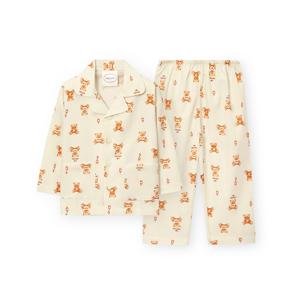 오르시떼 아동 G219 핫도그베어 긴소매 파자마 세트