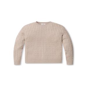 남성 케이블 라운드넥 긴팔 스웨터 EPE4ER1250