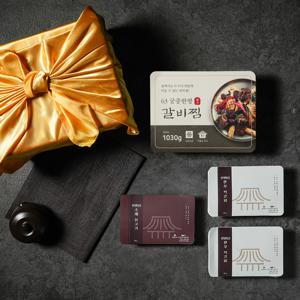 [LIVE] 언양63한우떡갈비 (갈비찜1kgx1 + 떡갈비200gx2 + 불고기200gx1) 세트 간편식