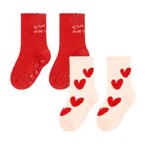 [키즈]여아 하트 슬리핑 삭스 2종 세트_BU65AC402