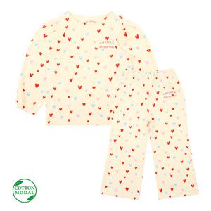 [키즈]여아 하트 퍼프 라운지웨어 세트_BU61UL402