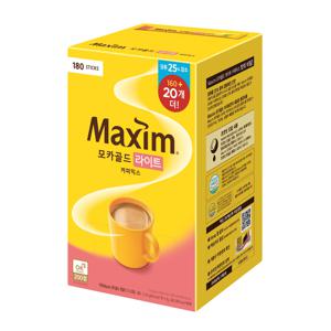 동서식품  모카골드 라이트 커피믹스 160T+20T 총 180T