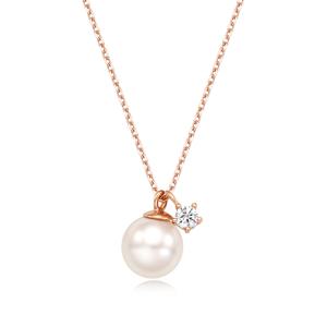 [스톤헨지] 실버 진주 목걸이 SC1311