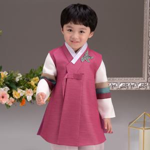 [더예한복] QT511-율노을 남아 아동한복