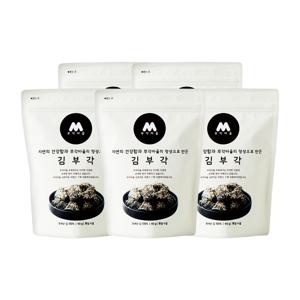 [무케] 부각마을_한입부각 40g 5pack 국산 완도 햇김 김부각 전통 간식 안주 건강선물