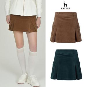 [행사] 헤지스여성 코듀로이 미니스커트 평상겸용 골프스커트 HWSK5D712