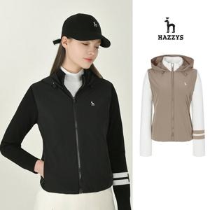 [행사] 헤지스여성 방풍 하이브리드 집업 가디건 평상겸용 골프점퍼 HWSW5D720