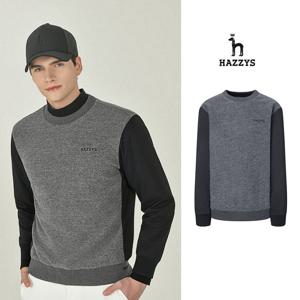 [인기] 헤지스남성 방풍 패딩 긴팔티셔츠 평상겸용 골프티셔츠 HUTS5D751