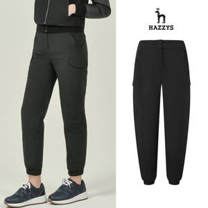 [인기] 헤지스여성 무봉제 패딩 조거 밴드 팬츠 평상겸용 골프바지 HWPA5D751