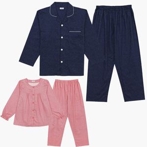 아빠잠옷 엄마잠옷 커플 세트 면100 60수 긴팔 가을 부모님 선물