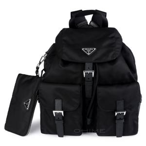 백팩 리나일론 미디엄 블랙 1BZ811 RV44 F0002