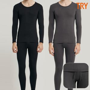 히트업 남자발열내복 검정 보온내의 동내의 겨울 얇은내복 상하 세트