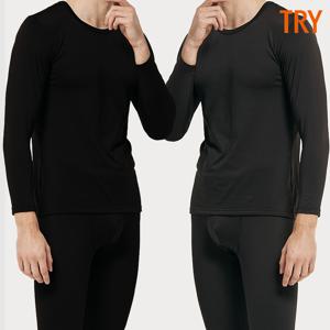 남자발열내복 에어로웜 얇은 기능성 겨울 스판 보온내의 상하 세트