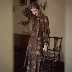 2/5일 예약배송_PM_Vintage flower ribbon dress