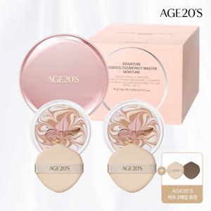 [에이지투웨니스] 시그니처 에센스 커버 팩트 마스터 모이스처(케이스1+리필2) (SPF50+ PA++++)