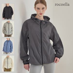 알트 남녀공용 세미 오버핏 바람막이 후드집업 점퍼