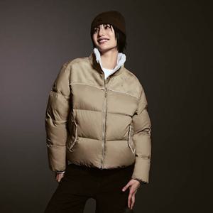 여성 루즈핏 페이크 무스탕 다운 자켓 QQ422ODJN6