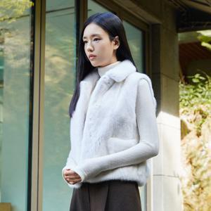 25FW 휘메일 풀스킨 밍크베스트