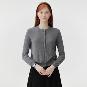 베이직 라운드넥 니트 가디건 TLCCI7927