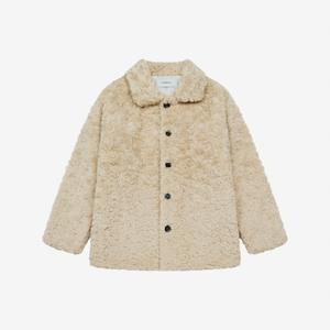 페이크 시어링 누빔 퍼 자켓 VLJZZ2145