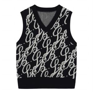 정가199000 모노그램 브이넥 니트 베스트 BHVCX2967