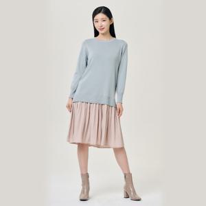 정가219000 배색 드롭웨이스트 원피스 SHOCI0983