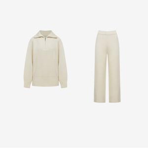 케이블 반집업 니트&팬츠 TLOCZ1963