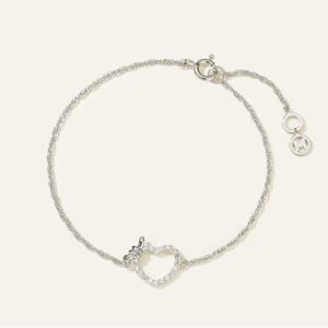 꾸오레 스털링 실버 화이트 브레이슬릿 A231SB2002WPA