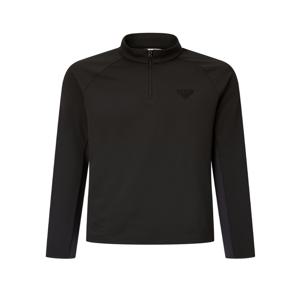 헤지스 골프 [[24FW]] HUTS4D712BK 블랙 남성 조직감 반집업 하이넥 긴팔티