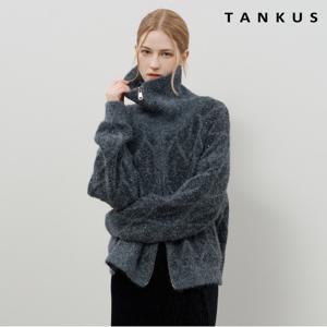 정상가:99,000원 l 스팽글 하프넥 투웨이 집업 가디건 (TX4CD018L0)