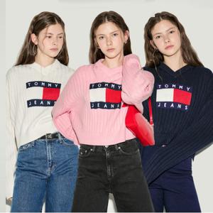 타미진스 브이넥 센터 플래그 스웨터 3종 택1 (T32E6KTO11TWT1)