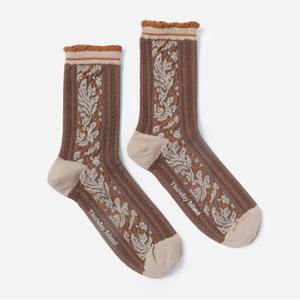 사이드 모티브 자카드 삭스_T258MSC235W